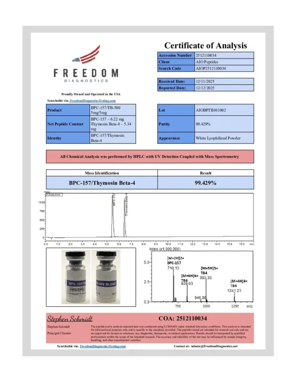 BPC-157/TB-500 5mg/5mg